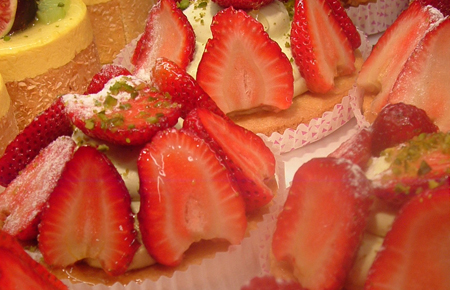 Fraise gateau - Maison Ramel traiteur Dijon et Dole